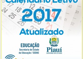 Alterado calendário letivo de 2017 da rede estadual