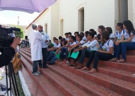 Alunos do município de Jaicós recebem equipe do Canal Educação