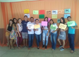 Escola de São João da Serra faz recepção para os alunos do Pré Enem
