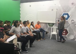 Jornalista realiza curso de Técnicas de Estúdio no Canal Educação