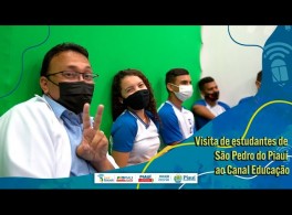 Alunos de São Pedro do Piauí visitam Canal Educação